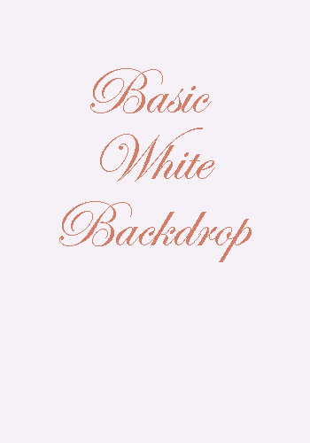 Basic White Backdrop